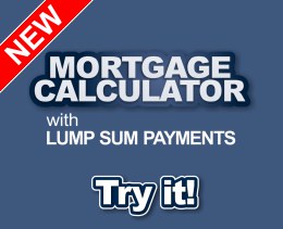Calculate interest, schedules and amortization on your mortgage New Mortgage Calculator with Lump Sum Payments